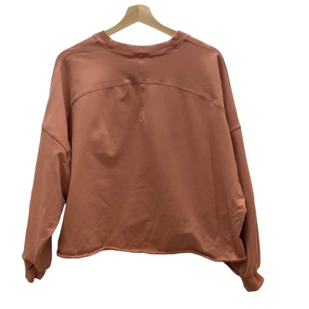 Lululemon LA Oversized Boxy Crew Pink Savannah size 10 - Picture 6 of 8